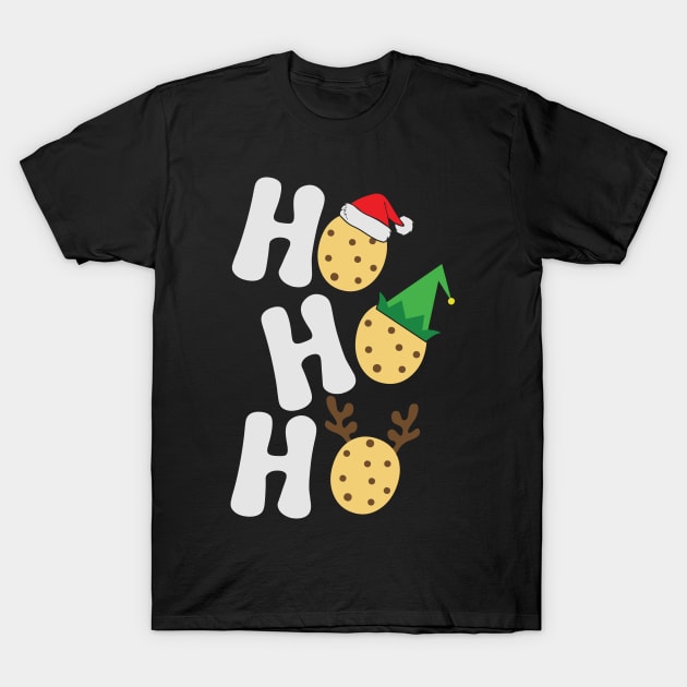 Ho Ho Ho Christmas Cookies T-Shirt by BadDesignCo